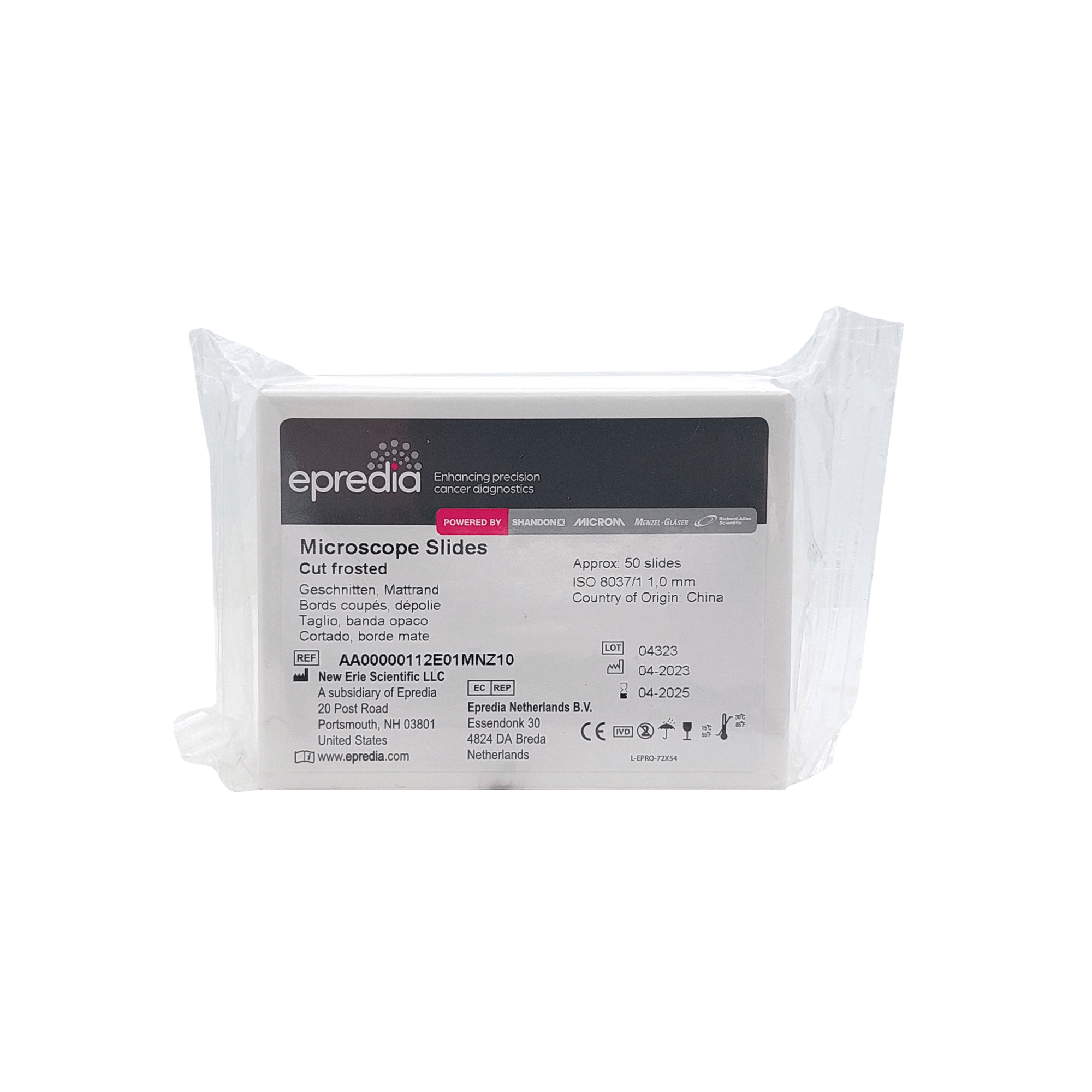 Objektträger mit Mattrand Größe 76x26mm 50 Stück 