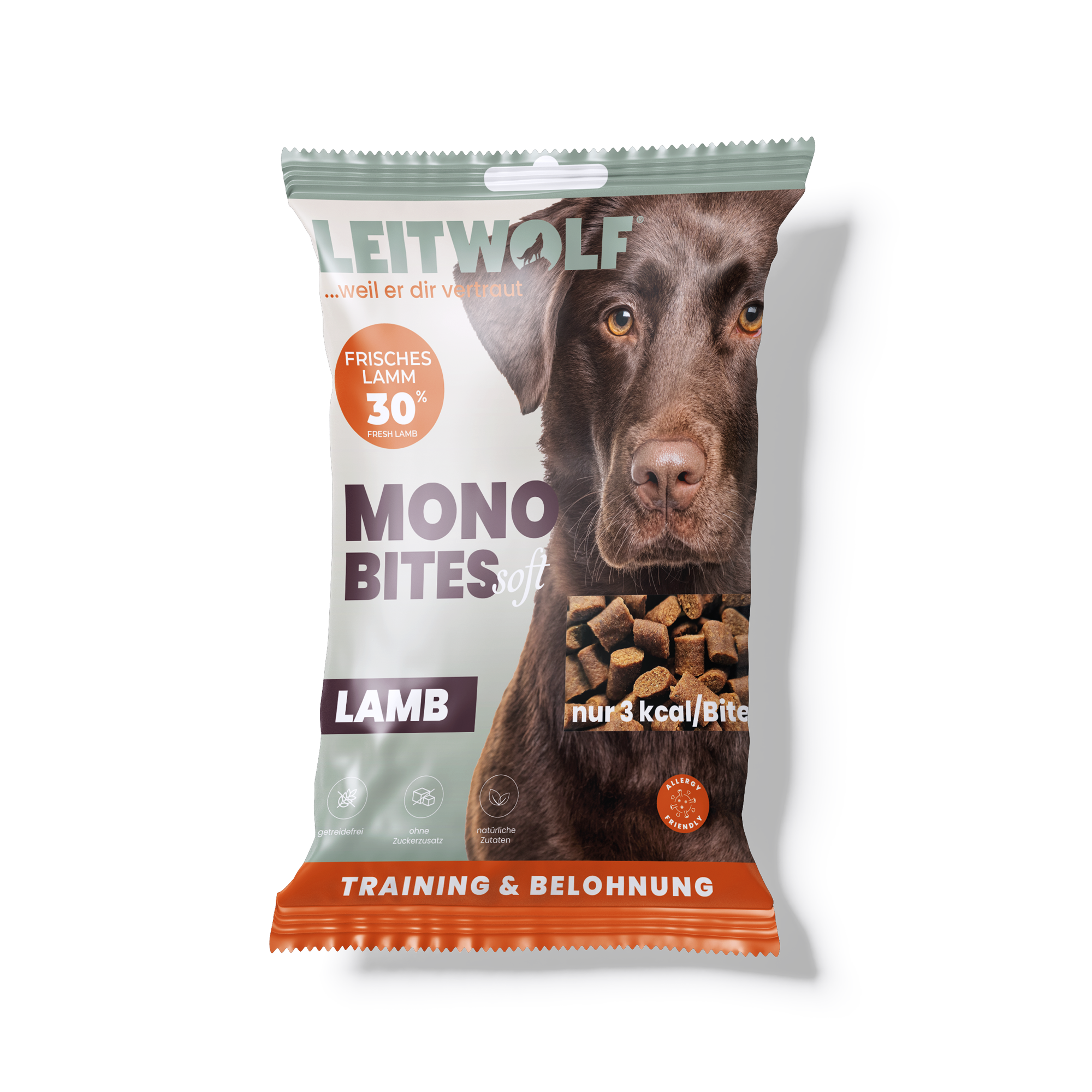 Leitwolf Mono Bites Lamb 80 g