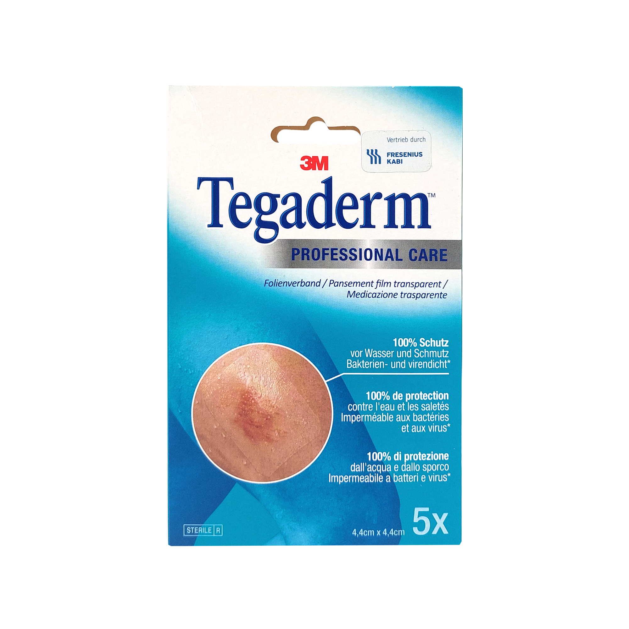 TEGADERM Film 4,4x4,4 cm 1622NP 5 Stück