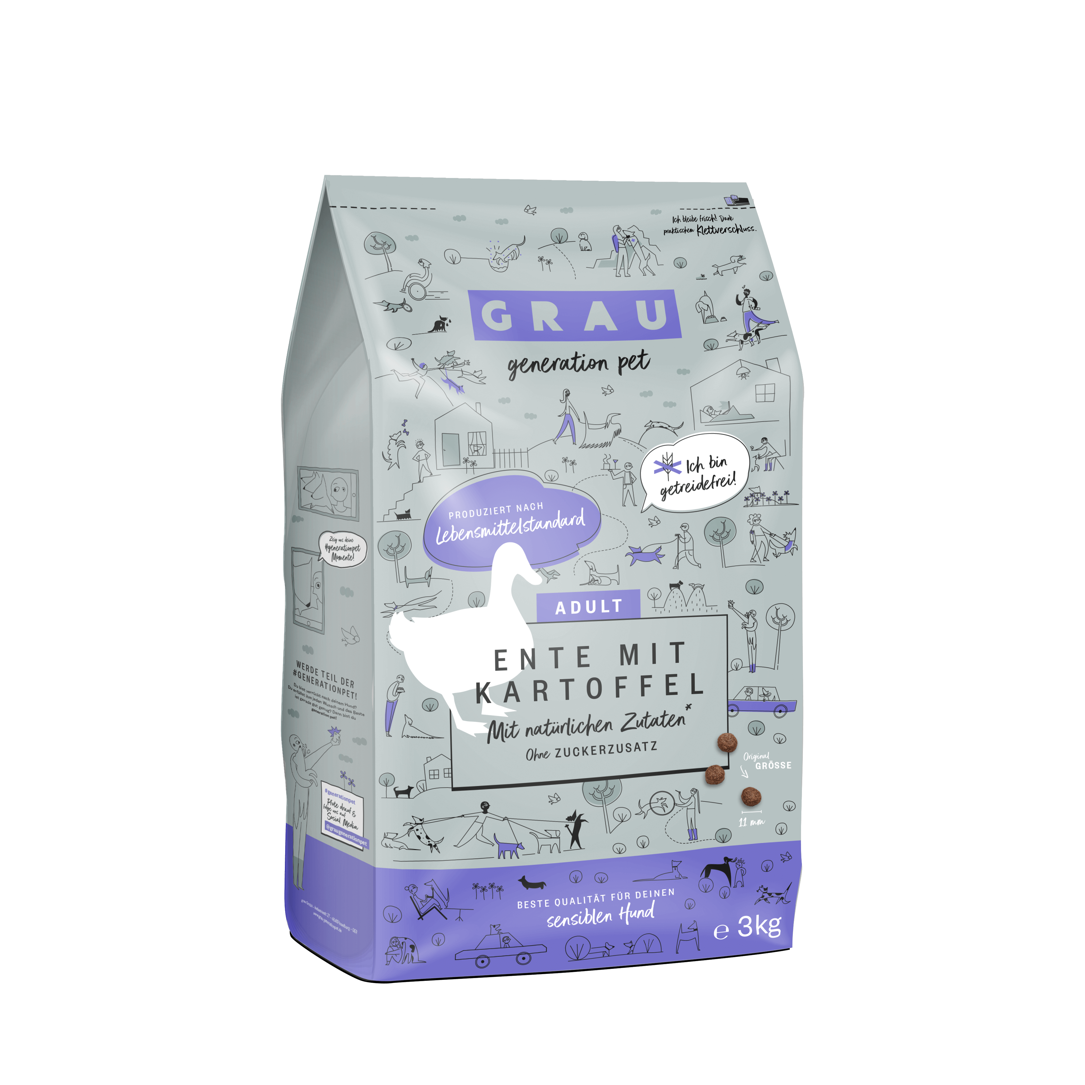 Grau - Ente & Kartoffel 3kg