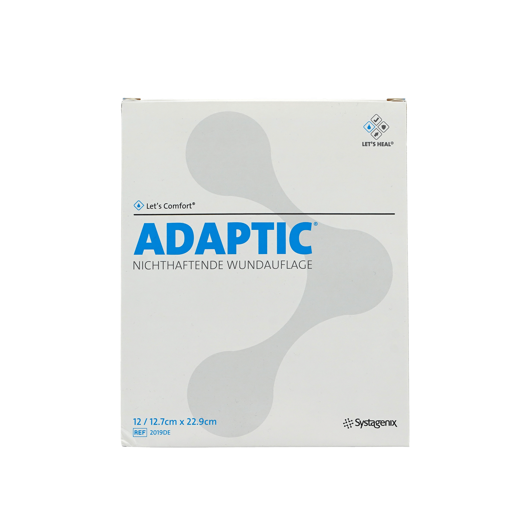 ADAPTIC 12,7 x 22,9 cm Feuchte Wundauflage (12 Stk.)