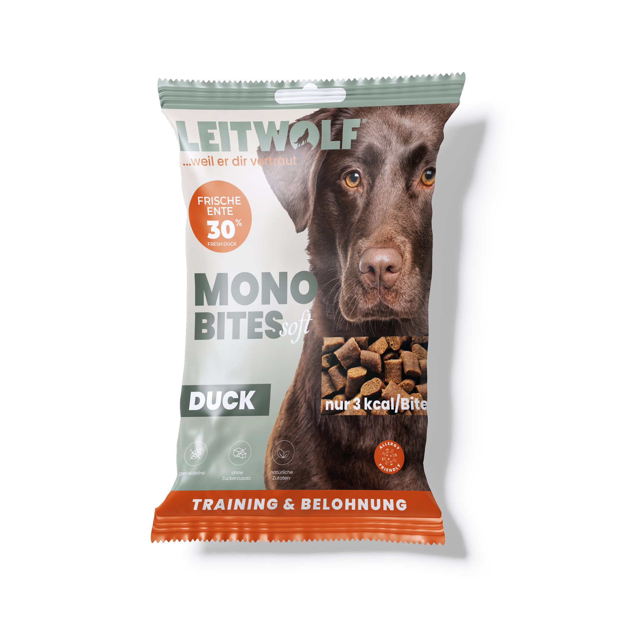 Leitwolf Mono Bites Duck 80 g