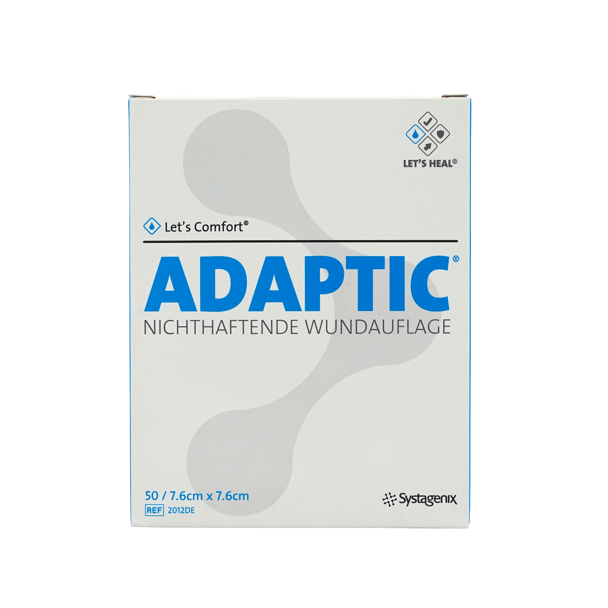 ADAPTIC 7,6x7,6 cm feuchte Wundauflage 50 St