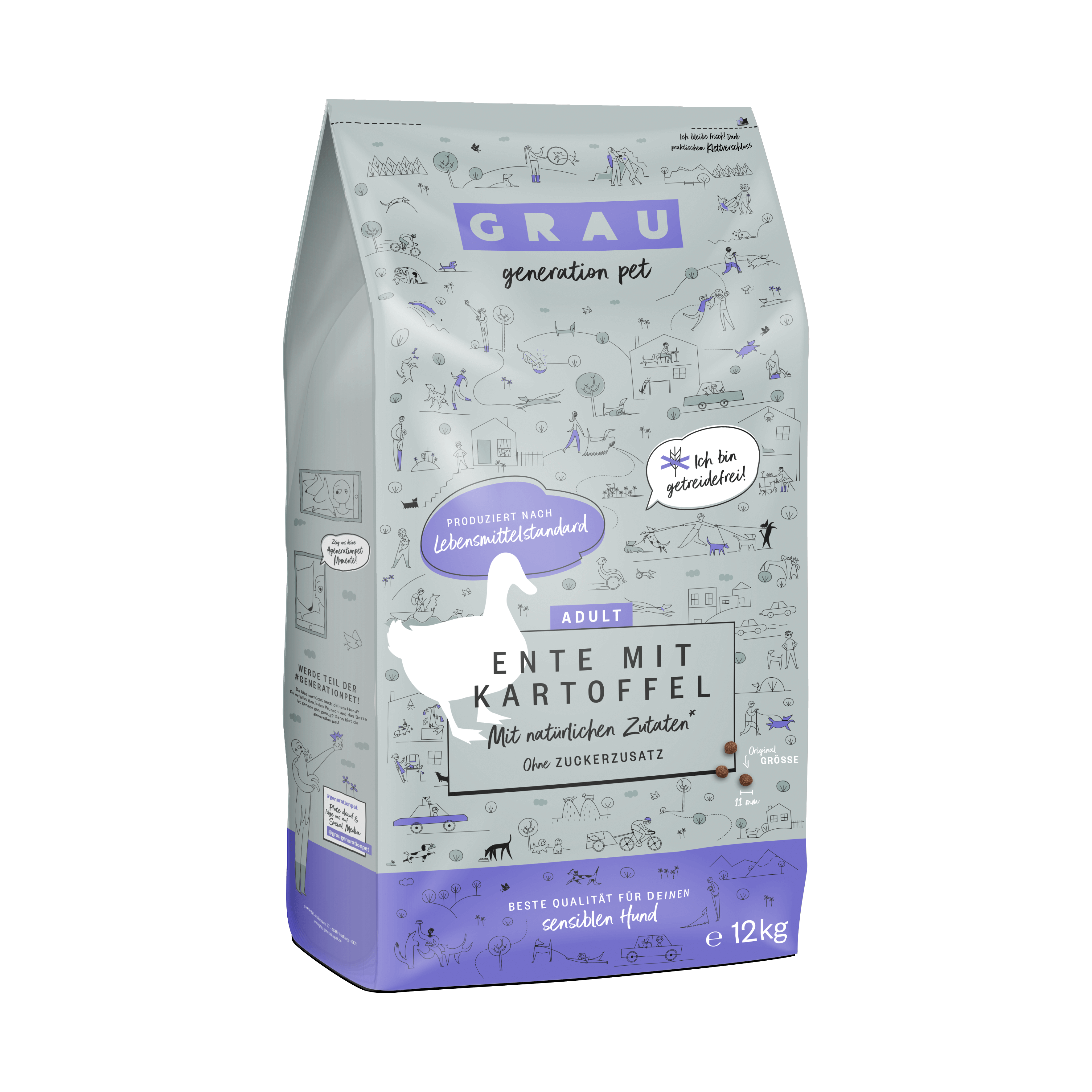 Grau - Ente & Kartoffel 12kg