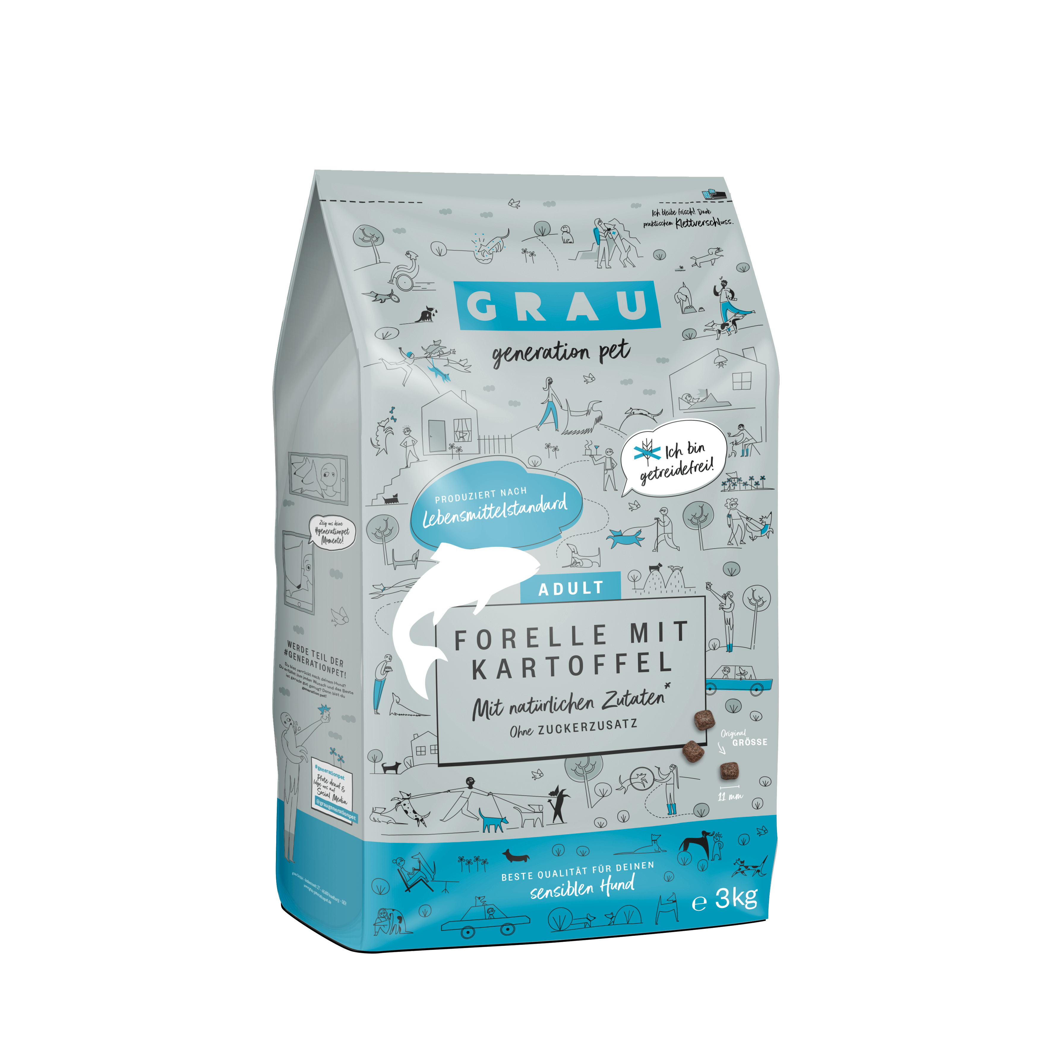 Grau - Forelle & Kartoffel 3kg
