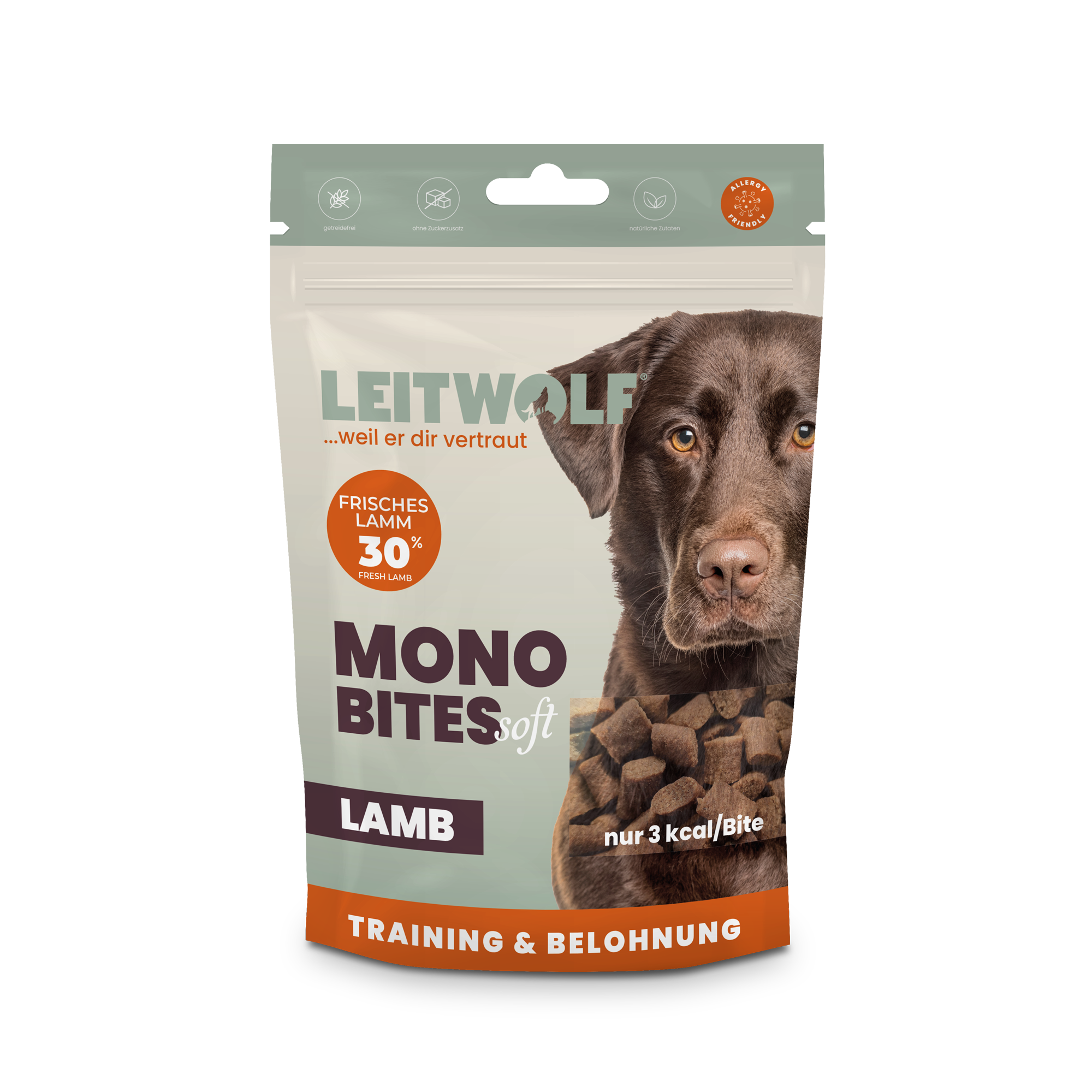Leitwolf Mono Bites Lamb 150 g