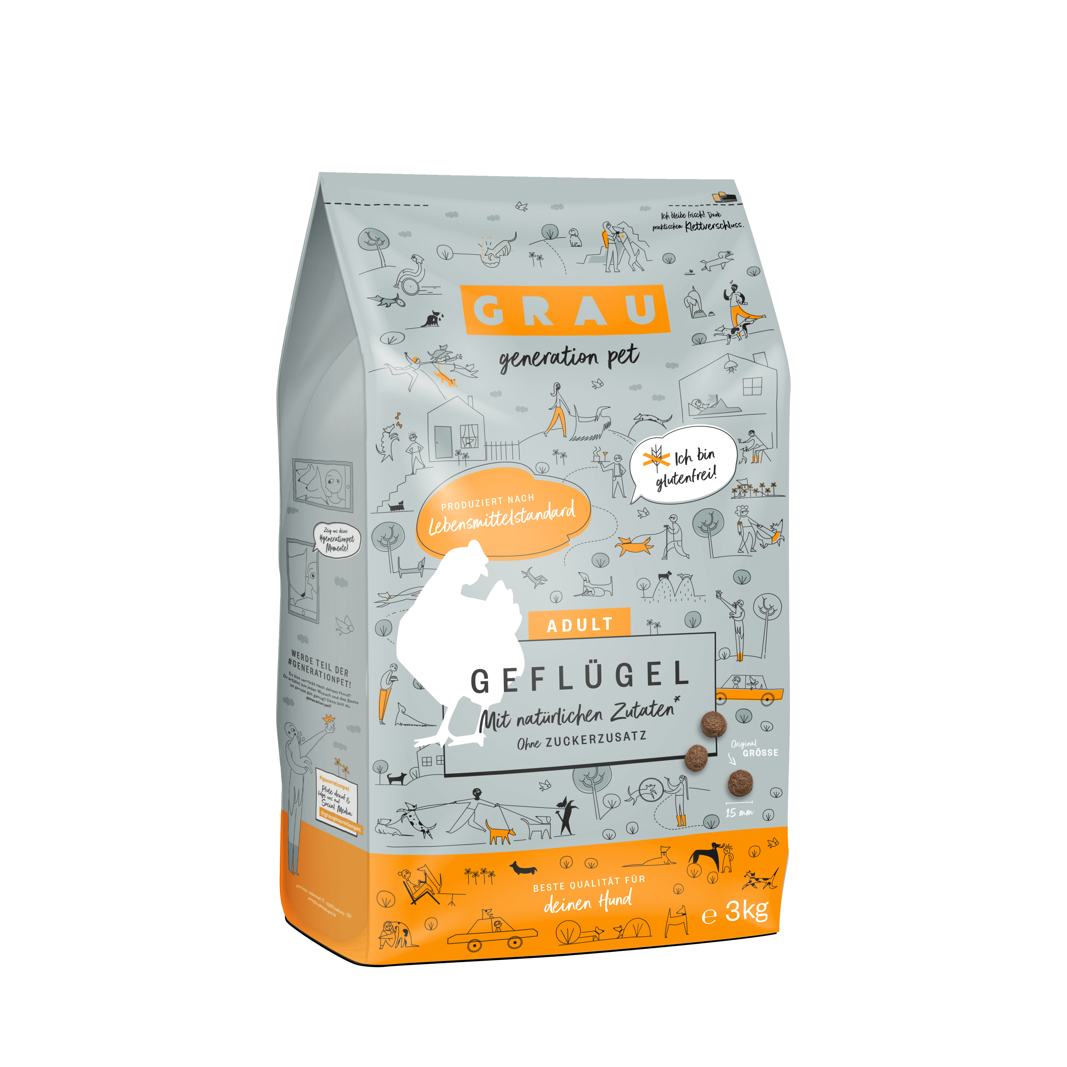 Grau - Geflügel CLASSIC 3kg